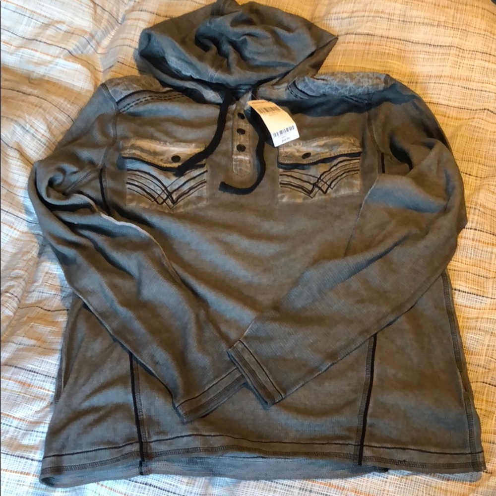 Hooded shirt